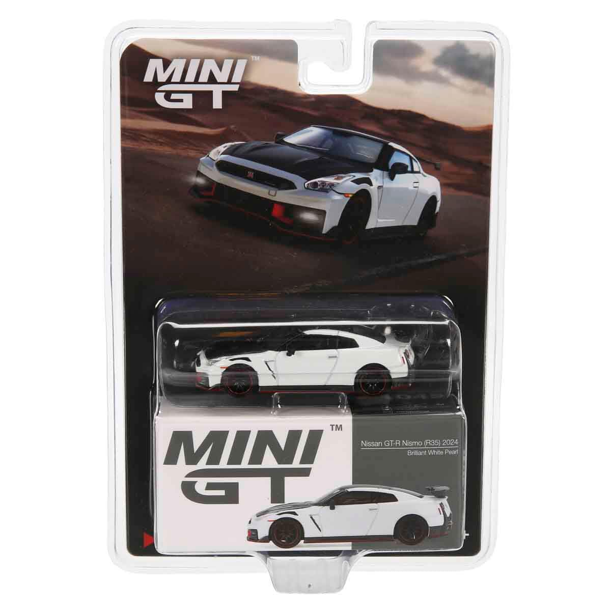 MINI GT Nissan GT-R Nismo 2024 – Brilliant White Pearl Diecast